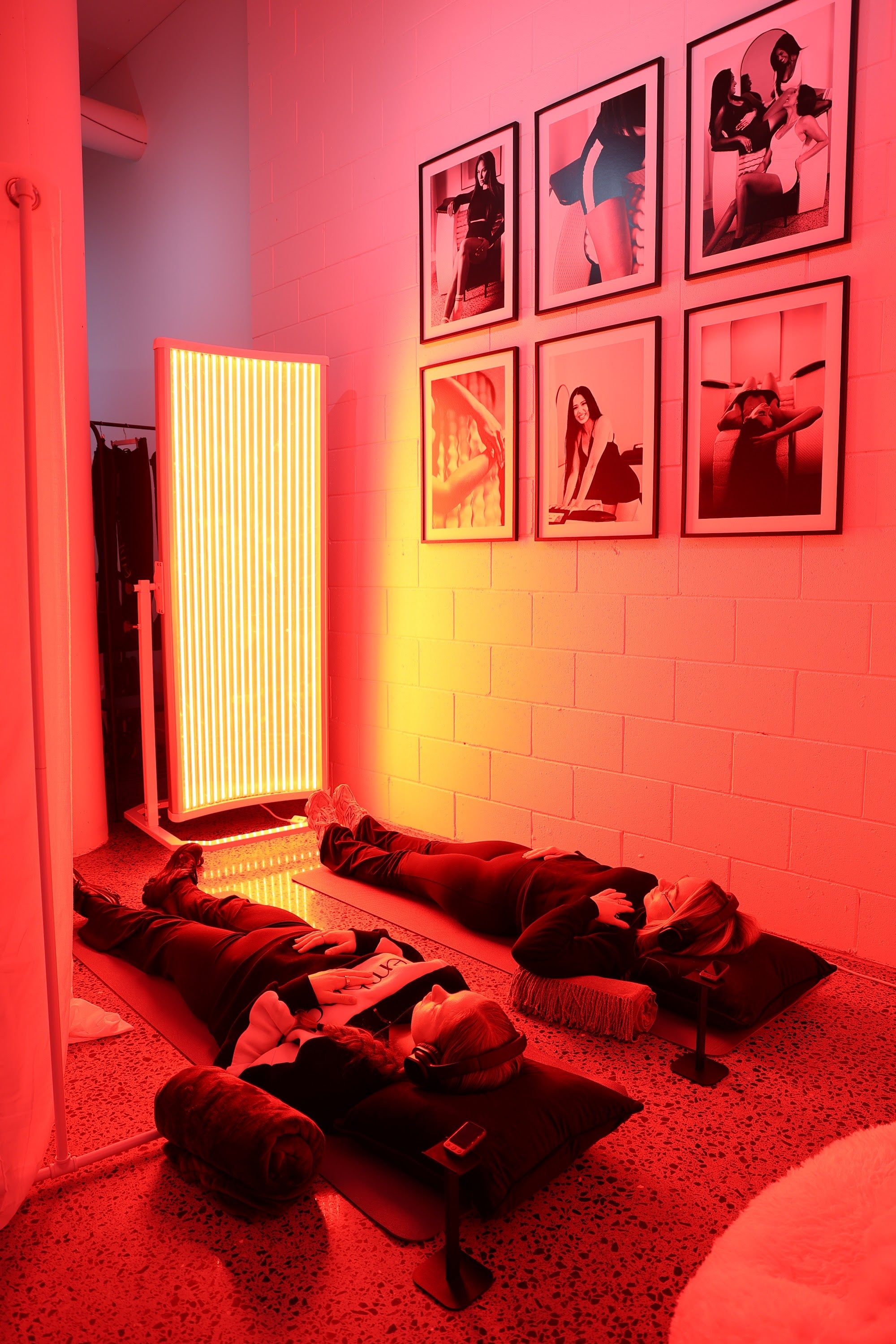 Embod Wellness Flow room in warm light