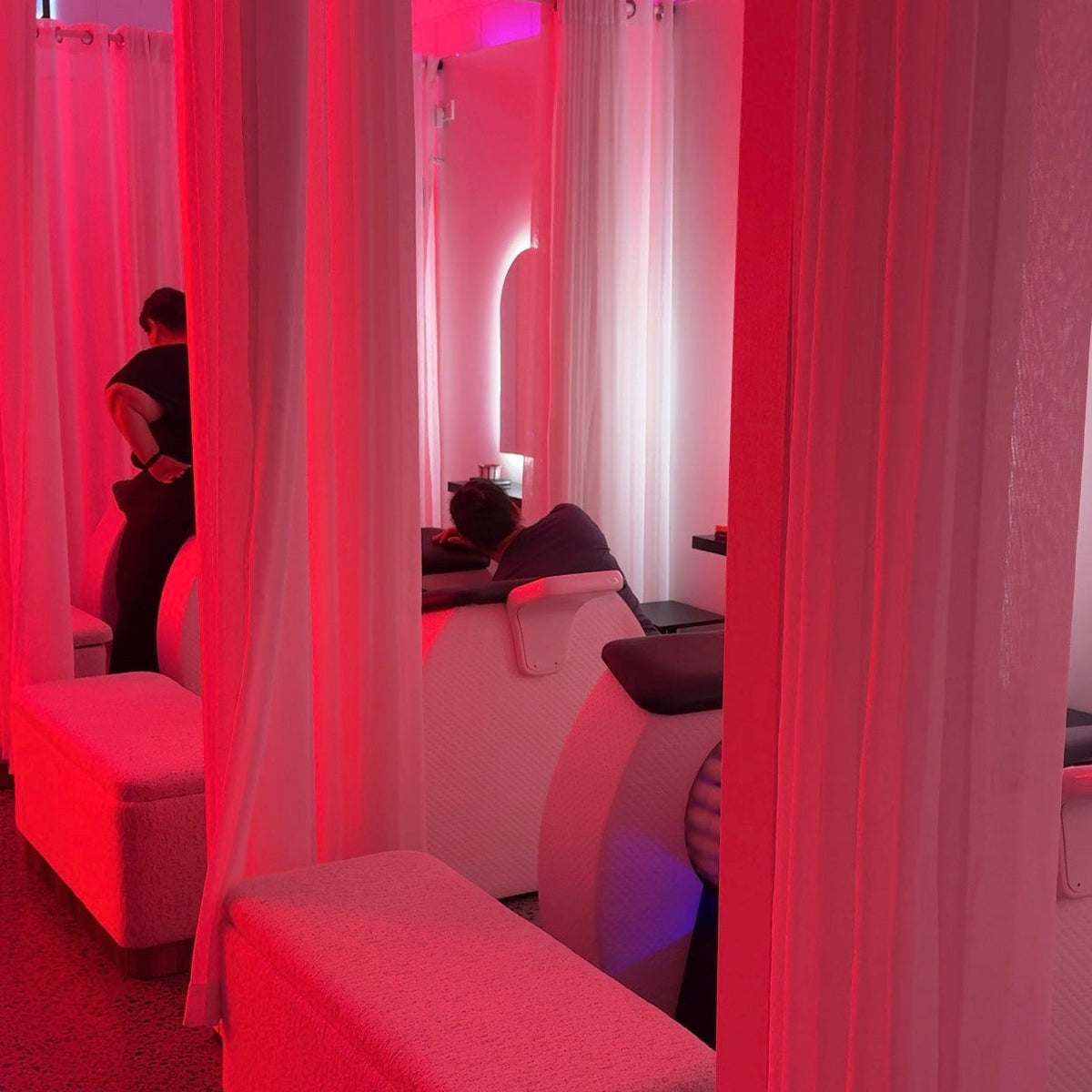 The Embod East Brisbane studio prepared for a guided treatment