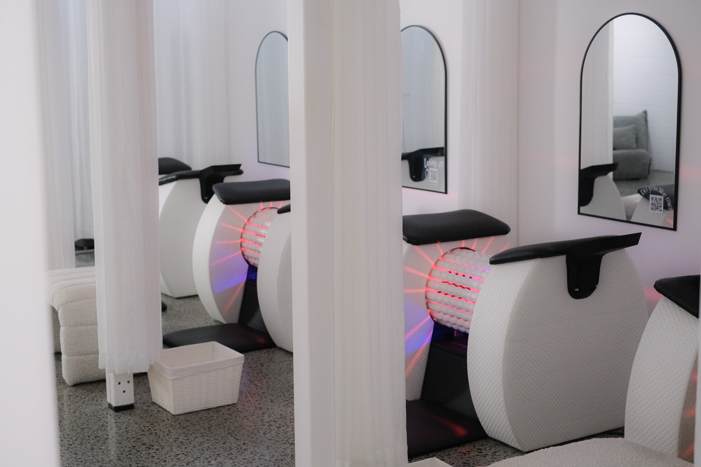 Embod Wellness Flow room set up for an evening session